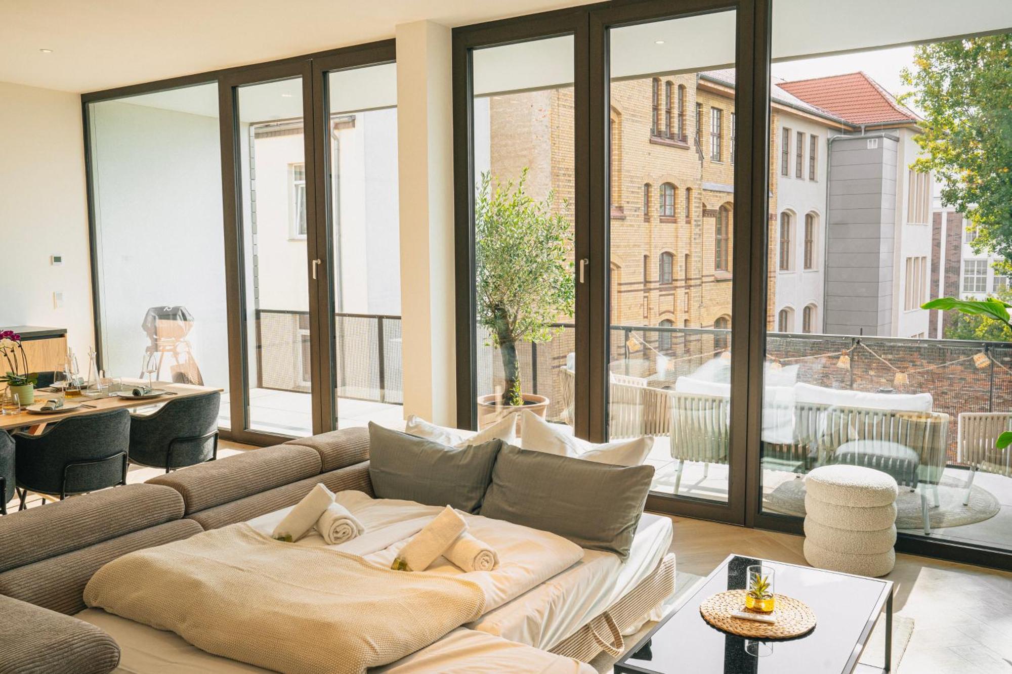 Rr - Penthouse - Luxe 105 Qm - Central - Wifi Magdeburg Bagian luar foto