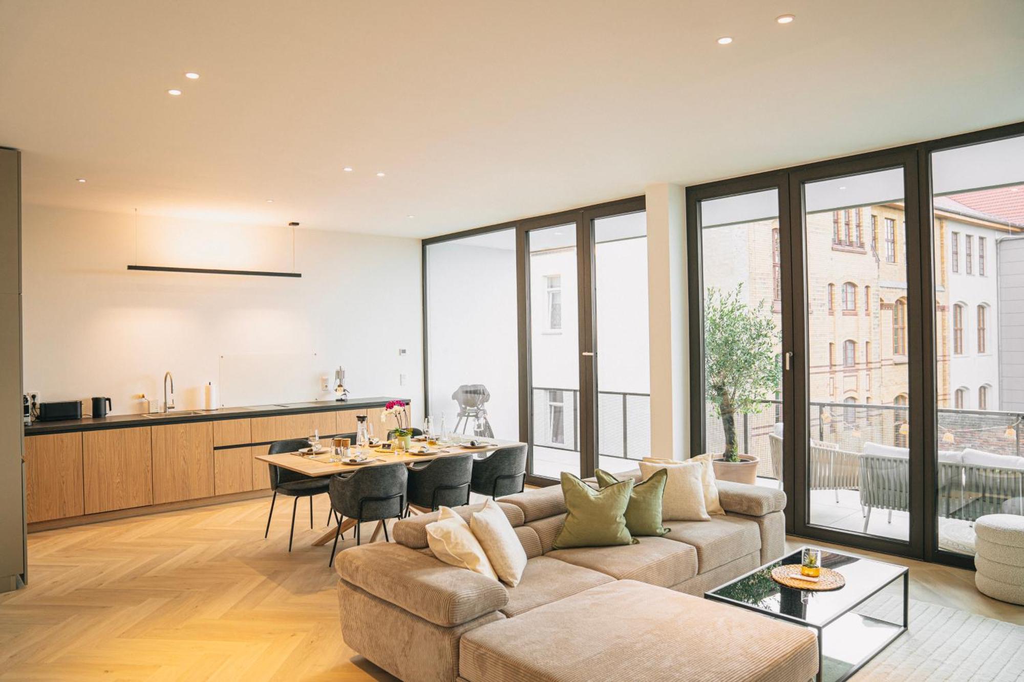 Rr - Penthouse - Luxe 105 Qm - Central - Wifi Magdeburg Bagian luar foto
